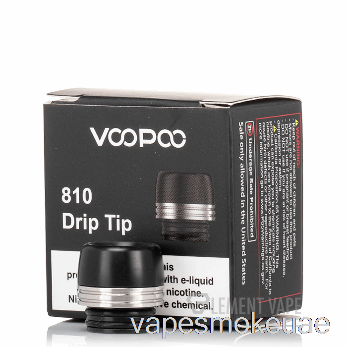 Vape Uae Voopoo 810 بالتنقيط، أسود فضي